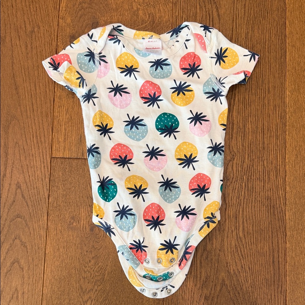 Hanna Andersson Tropical Print Bodysuit